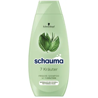 Produktbild von Schauma Frische Shampoo mit Sieben Kräuter für fettendes Haar 400ml