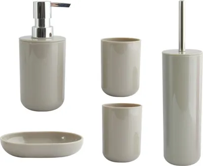 Obrázok produktu pre Kúpeľňová súprava MSV Inagua 5-dielna Taupe