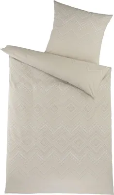 Produktbild von Optidream Renforcé Bettwäsche 135 x 200 cm Bettbezug Kopfkissenbezug 80 x 80 cm Palina natur
