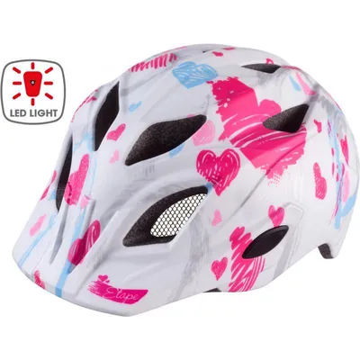Obrázek produktu pro Etape Pluto Light dětská cyklistická helma bílá-růžová velikost oblečení S-M