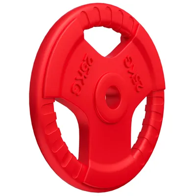 Produktbild von GORILLA SPORTS® Hantelscheiben - Einzeln 1,25-25kg / Set 30kg, 50mm, Gripper, Guss, Gummi - Gewichtsscheiben, Olympia Gewichte, Langhantel, Hantel