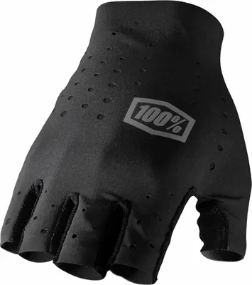 Immagine prodotto di 100% Guanti da bicicletta con dita corte Nero L Guanti da ciclismo