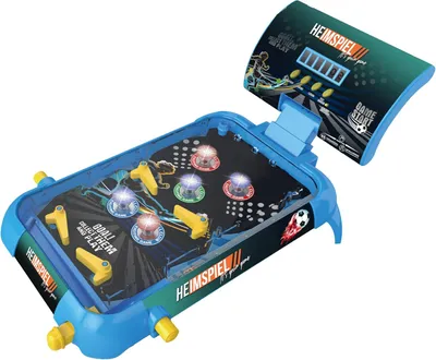 Produktbild von XTREM TOYS + SPORTS 60197 HEIMSPIEL Flipper, Blau, 53,5 x 26 x 19