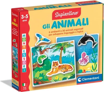 Immagine prodotto di Clementoni Sapientino Montessori - Gli Animali