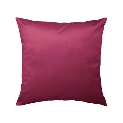 Obrázek produktu pro SCANquilt povlak na dekorační polštář VELVET vínová 100% polyester 50 x 50 cm