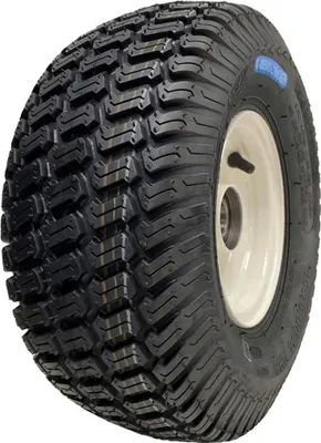 Immagine prodotto di Ruota per tosaerba 15x6.00-6, pneumatico in Poliammide P332 a 6 strati su cerchio in acciaio, cuscinetti da 25 mm