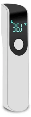 Productafbeelding van Digitale thermometer van Planet Tech met LCD-display, contactloos, geschikt voor kinderen en volwassenen, snelle meting, hoge precisie, wit