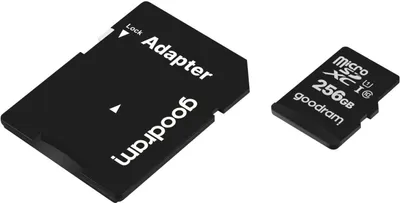 Productafbeelding van Goodram MicroSD 256 GB Klasse 10 UHS-I SD + adapter