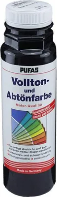 Produktbild von PUFAS Vollton- und Abtönfarbe250 ml  510 oxidschwarz