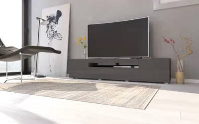 Produktbild von TV-Lowboard Sochi in Anthrazit Hochglanz 180 cm