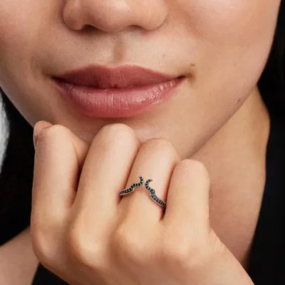 Image de Bague Pandora Disney Maleficent 194333C01 pour femme, taille : 54 / 7
