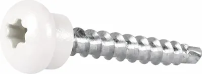 Produktbild von ESSVE Bohrschrauben EPDM TX25 Holz RAL 9010 Reinweiß 4,8 × 20 mm 250 Stk.