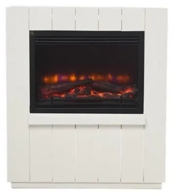 Zdjęcie produktu dla Casa Padrino Kominek elektryczny szer. 84 x wys. 90 x gł. 24 cm - Kominek elektryczny - Kominek do salonu