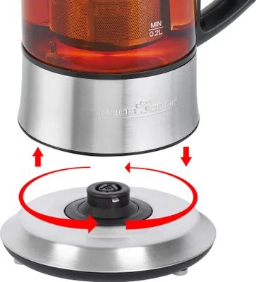 Image de Théière et bouilloire 2 en 1 Proficook PC-TK 1165