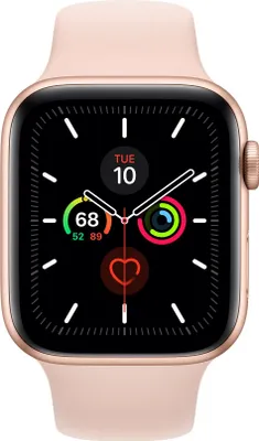 Produktbild von Apple Watch Series 5 Aluminiumgehäuse 44 mm Gold, Farbe: Pink