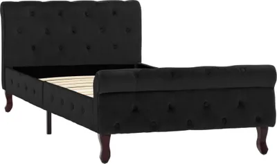 Obrázek produktu pro vidaXL Postel Black Velvet 90 x 200 cm