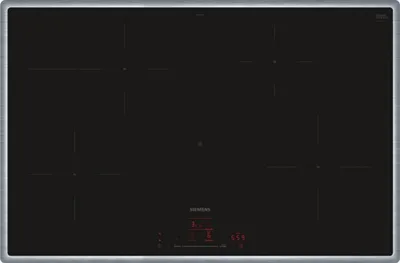 Immagine prodotto di Siemens iQ300, Piano cottura a induzione, 80 cm, Nero, Con cornice sul piano, EH845HFB1E