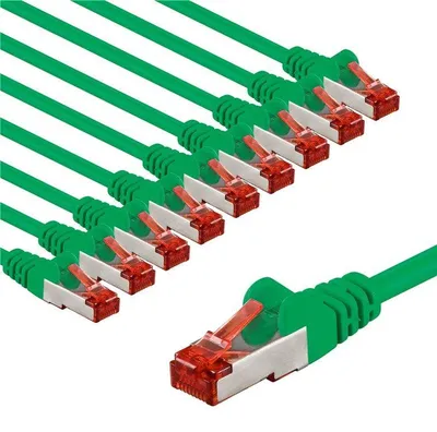 Zdjęcie produktu dla Goobay 67509, 3 m, Cat6, S/FTP (S-STP), RJ-45, RJ-45, Zielony