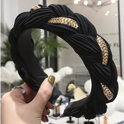Produktbild von FL-15916 Stirnband in Schwarz für Damen KP15916