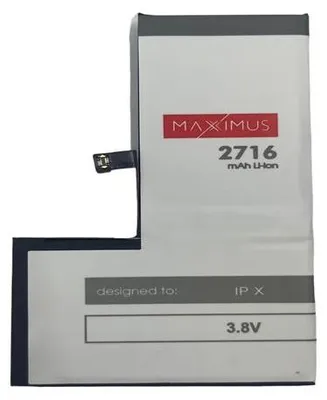 Immagine prodotto di Batteria MAXXIMUS iPhone X 2716 mAh con capacità aumentata