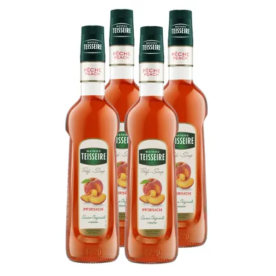 Produktbild von Mathieu Teisseire Getränke-Sirup Pfirsich 0,7L (4er Pack)