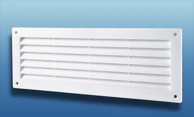 Produktbild von Türlüftungsgitter MV450 einseitig : weiß standard Farbe: weiß Ausführung: standard