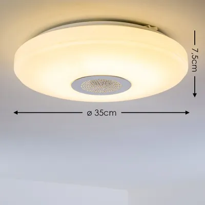 Produktbild von Frigule »Frigule« LED Deckenleuchte aus Metall/Kunststoff in Weiß