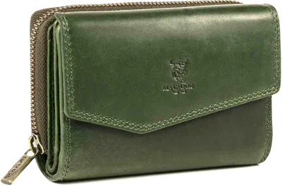 Produktbild von MATADOR SEVILLA Damen Leder Geldtasche Geldbörse RFID Grün