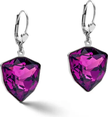 Produktbild von Coeur de Lion Ohrhänger 5054/20-0824 Silber, lilafarbener Kristall