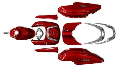 Produktbild von EasyCruiser E4 Verkleidungskit Dunkelrot