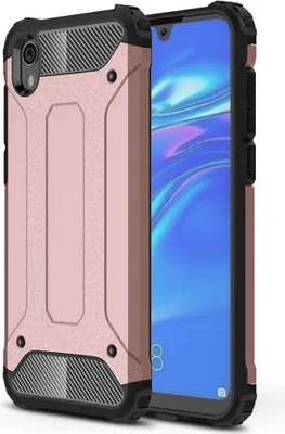 Produktbild von Mobigear Outdoor HONOR 8S Hülle Hardcase Backcover Stoßfest - Roségold
