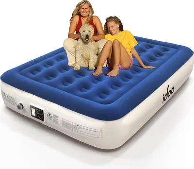 Produktbild von iDOO aufblasbare Matratze Modell I-C-018, 203x152x33cm, blau
