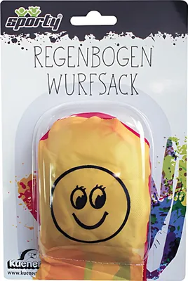 Produktbild von Wurfsack bunt 64x7cm mit Schweif Blister gefüllt m Kunststoffgranulat