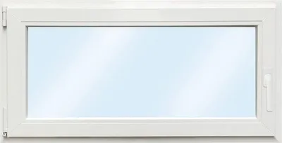 Obrázok produktu pre Plastové okno jednokrídlové ARON Basic biele 1000 x 800 mm DIN ľavé