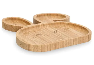 Produktbild von ZELLER Servierbrett Kaninchen 23,5x21,5x1,8cm