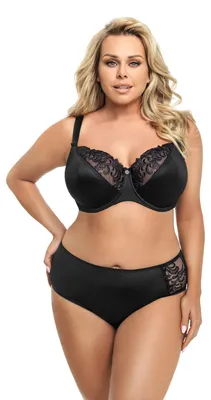 Immagine prodotto di Gorsenia Lingerie Reggiseno con ferretti morbidi da donna Victoria K378 Nero