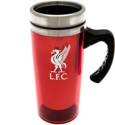 Image de Liverpool FC - Gobelet de voyage, armoiries TA1660 (taille unique) (Rouge)