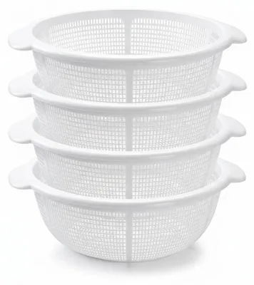 Immagine prodotto di Set 4 Scolapasta / Colini da Cucina HEMAX 31 cm.Colore:Bianco