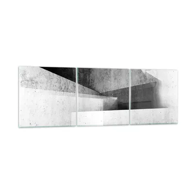 Produktbild von Bilder auf glas - 3 Teile - Dreidimensional Illusion optisch - 90x30cm - Glasbilder - Wandbilder - Bilder - Wanddekoration aus Glas - Glas Bilder - Wandbild auf Glas - GCA90x30-4962