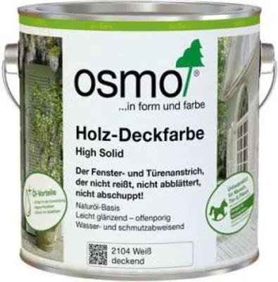 Produktbild von Osmo Holz-Deckfarbe Weiß 0,75 l - 11200002