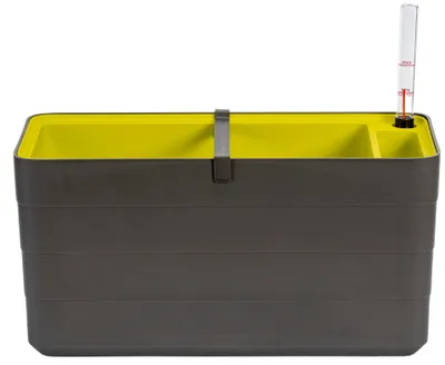 Obrázek produktu pro PLASTIA s.r.o. Samozavlažovací truhlík Berberis antracitová + zelená, 40 cm