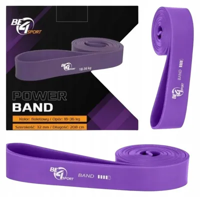 Produktbild von Be4Sport Power Band Trainingsband Lila 18-36kg