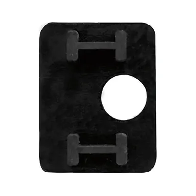 Produktbild von Einlage zu Glasklemmbeschlag Modell 26 für 12,76 mm Glas, Gummi