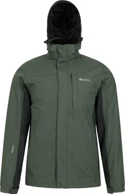 Immagine prodotto di Mountain Warehouse - Giacca "Thunderstorm", impermeabile 3 in 1 per uomo MW879 (L) (Khaki)