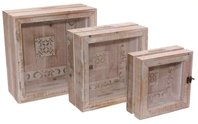 Immagine prodotto di Mensola decorativa in set di 3, 36X36H16 cm
