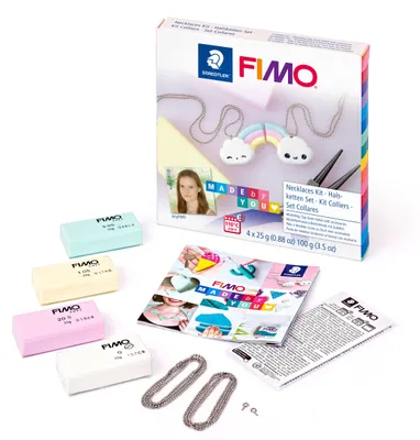 Immagine prodotto di STAEDTLER® 8025 Set fai da te 4 Modelli in pasta Fimo per collana fai da te