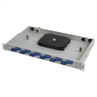 Produktbild von TELEGÄRTNER TG LWL-Rangierverteiler H02030A0009 12xSC-Duplex-Kupplung 2Spleisskass.
