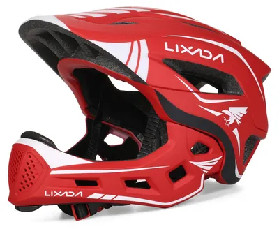 Produktbild von Kinderhelm, abnehmbares Visier, Vollgesichtsschutz, Sporthelm für Kinder, Sicherheitshelm für Fahrrad, Schutz ausrüstung für Fahrradfahren, Skateboarden, Rollschuhfahren, Rollerfahren