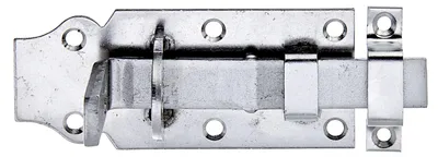 Produktbild von Alberts Schlossriegel Edelstahl gerade mit Schlaufe Länge: 100mm