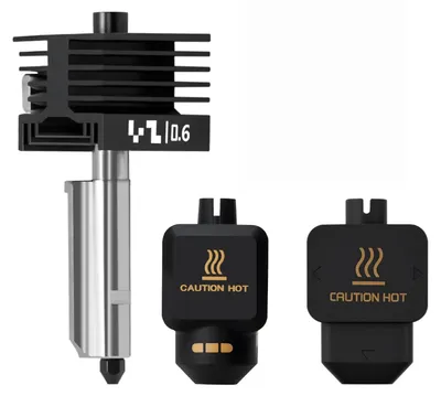 0,6 mm Hotend-Kit für 3D-Drucker, gehärtete Stahldüse